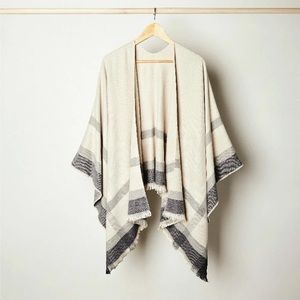 ⭐️ SIIZU Cozy Poncho Wrap